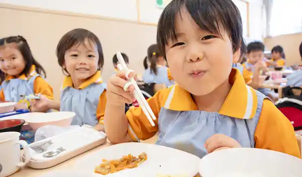 感謝してみんなでいただきます。